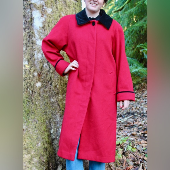Mario de Pinto vintage long wool coat